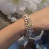 Multi-rows Sapphire Bracelet Wrist Chains