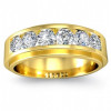 1.49ct Round Cut Wedding Band for Men in Gold