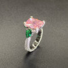 6.8ct Fancy Pink Sapphire Engagement Ring