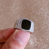 Handmade Modern Sterling Silver Men's Band Ring