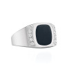 Handmade Modern Sterling Silver Men's Band Ring
