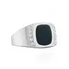 Handmade Modern Sterling Silver Men's Band Ring