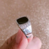 Handmade Modern Sterling Silver Men's Band Ring