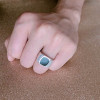 Handmade Modern Sterling Silver Men's Band Ring