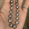 26ctw Round Cut Two Tone Riviere Necklace