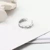 925 Sterling Silver Handmade Roman Numeral Letters Stackable Ring
