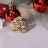Estate 3.1ctw Round Cut White Sapphire Ring