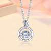 Handmade Constellation Design Dancing Stone Pendent Necklace