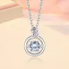 Handmade Constellation Design Dancing Stone Pendent Necklace