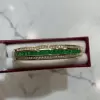 Princess&Round Cut Yellow Sapphire Bangle Bracelet