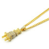 Men's Hip Hop Plug Necklace