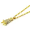 Men's Hip Hop Plug Necklace