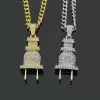 Men's Hip Hop Plug Necklace