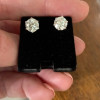 2ct Brilliant Round Cut  Diamond Stud Earrings