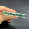 7ctw Emerald Cut Art-deco Emerald Bangle