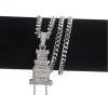 Men's Hip Hop Plug Necklace