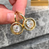 Multi-cut Classic White Sapphire Box Drop Earrings
