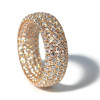 Inside and Out Paved Wide Wedding Band