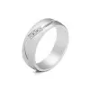 0.45ct Round Cut White Sapphire Wedding Band for Men