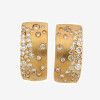 Flush Set Multicolor Sapphire Starry Hoop Earrings
