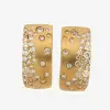 Flush Set Multicolor Sapphire Starry Hoop Earrings