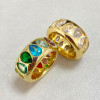 4ctw Pear Cut Multicolor Sapphire Rainbow Ring