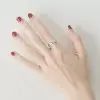 925 Sterling Silver Handmade Roman Numeral Letters Stackable Ring