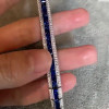 10ctw Princess Cut Blue Sapphire Tennis Bracelet