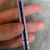 10ctw Princess Cut Blue Sapphire Tennis Bracelet