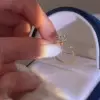 Rotating Sterling Silver Open Ring