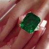 14ct Three-stone Emerald Cut Engagement Ring in Gold