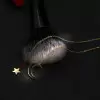 Crescent Moon And Star Titanium Steel Necklace