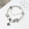 Star of Ocean Four-leaf Clover Alloy Bracelet