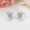 Love Forever 925 Sterling Silver Stud Earrings