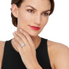 5.35ctw Marquise&Round Cut White Sapphire Eternity Band