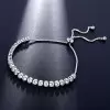 Fashion White Sapphire Adjustable Bracelet