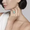 4ct Art Deco Emerald Calibre Halo Engagement Ring
