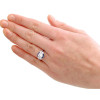 1.48ct Art Deco Calibre Halo Engagement Ring