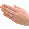 1.48ct Art Deco Calibre Halo Engagement Ring