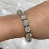 36ctw Round Cut White Sapphire Classic Tennis Bracelet