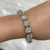 36ctw Round Cut White Sapphire Classic Tennis Bracelet