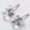 Colorful Charming 925 Sterling Silver Stud Earrings