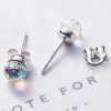 Colorful Charming 925 Sterling Silver Stud Earrings