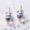 Colorful Charming 925 Sterling Silver Stud Earrings