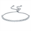 Fashion White Sapphire Adjustable Bracelet