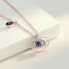 Luck Drop & Evil Eye Pendant Titanium Steel Necklace  