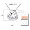 Double Heart Alloy Necklace