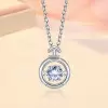 Handmade Constellation Design Dancing Stone Pendent Necklace
