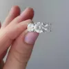 Handmade 3-Stone Wedding Band