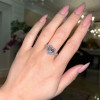 Handmade Halo 2.0 CT Heart Cut Engagement Ring